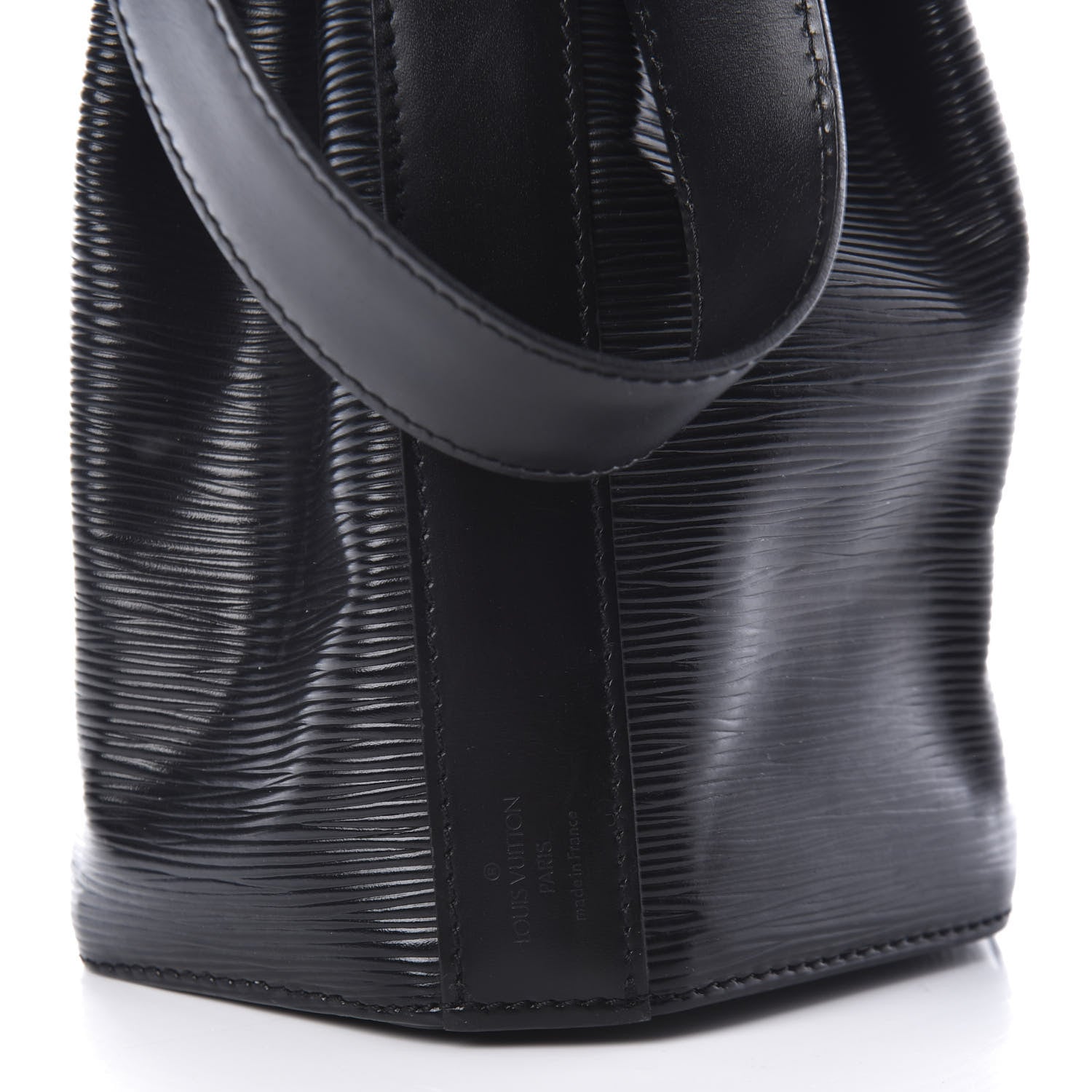 Louis Vuitton Epi Sac D'Epaule GM Black 8 of 9