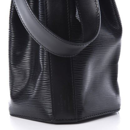 Louis Vuitton Epi Sac D'Epaule GM Black 8 of 9