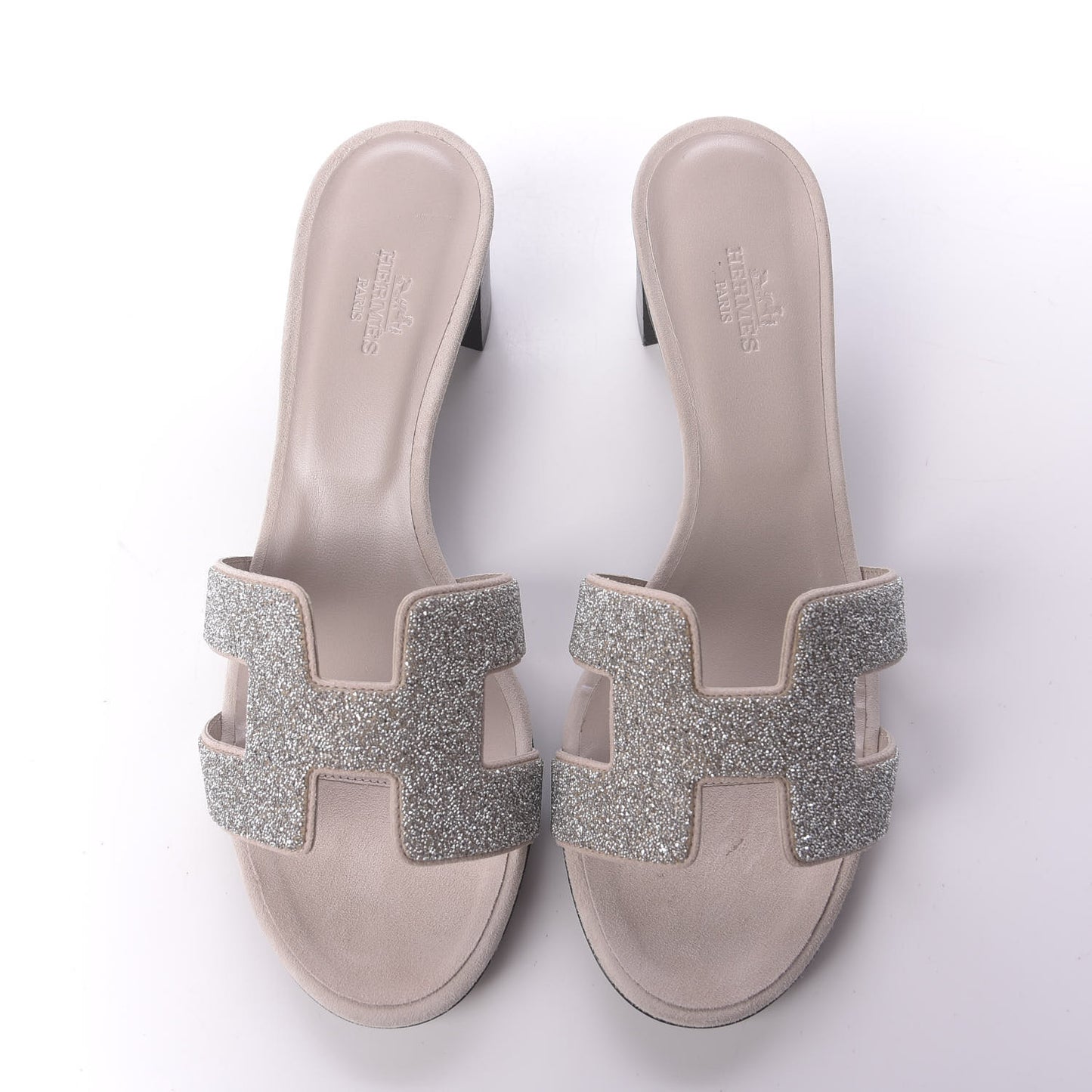 Suede Goatskin Crystal Oasis Sandals 37