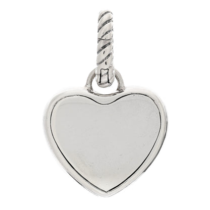 David Yurman DAVID YURMAN Sterling Silver 18K Yellow Gold Cable Heart Pendant 3 of 4