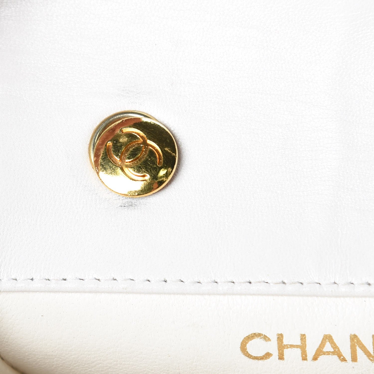 Chanel Lambskin Quilted Extra Mini Flap White 9 of 18
