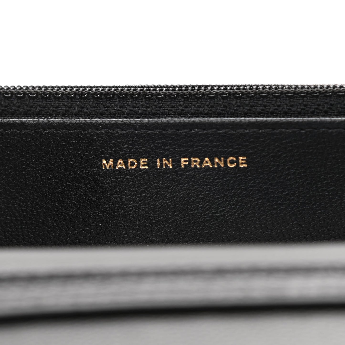 Goatskin Quilted Quilted Like A Wallet Wallet On Chain WOC Black