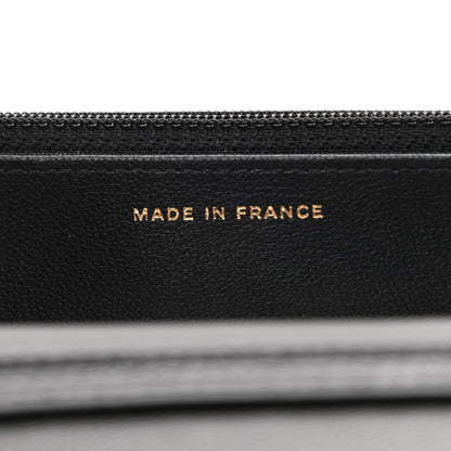 Chanel Goatskin Quilted Quilted Like A Wallet Wallet On Chain WOC Black 7 of 12