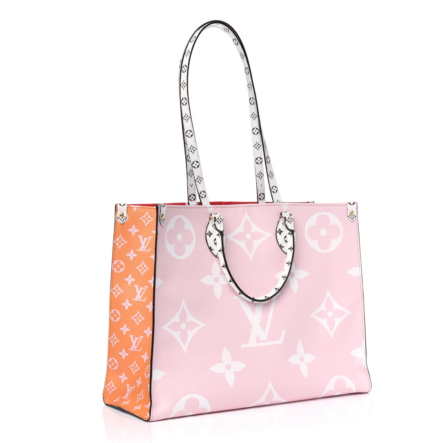 Louis Vuitton Monogram Giant Onthego GM Rouge Rose 2 of 7