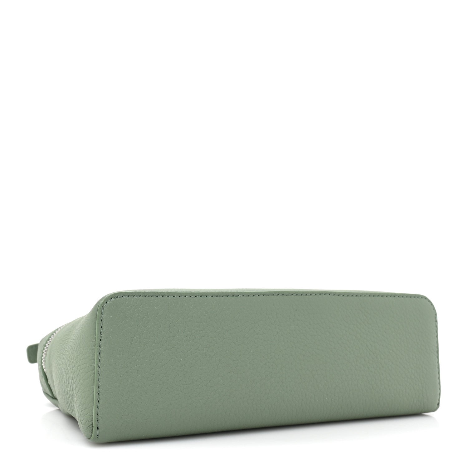 Loro Piana Grained Calfskin L19 Extra Pocket Pouch Sage Brush Leaves 4 of 9
