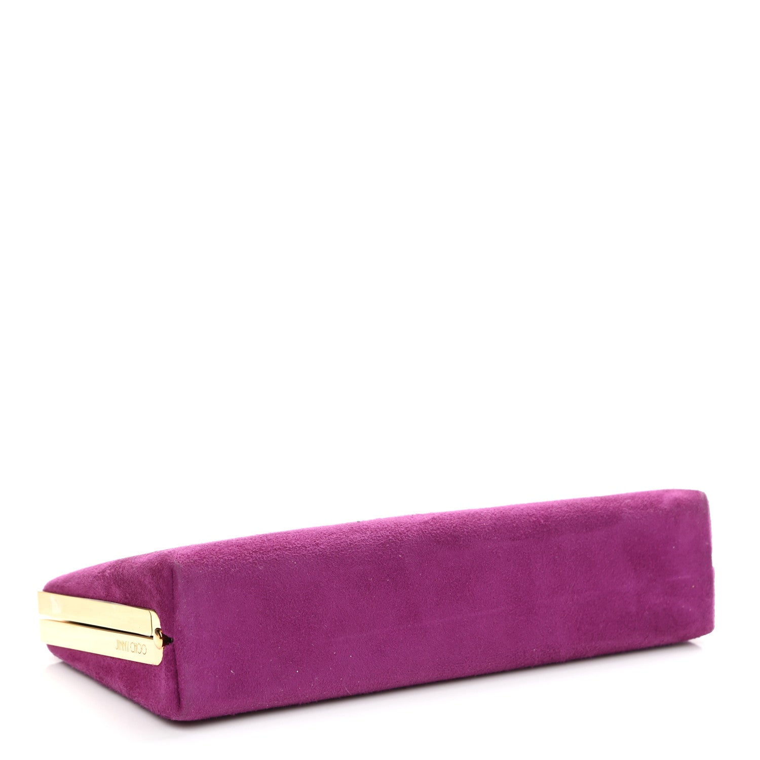 Jimmy Choo Suede Clutch Purple 4 of 9