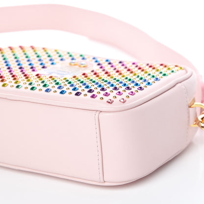 MCM Nappa Skyoptic Roboter Studded Crossbody Bag Lotus 13 of 13