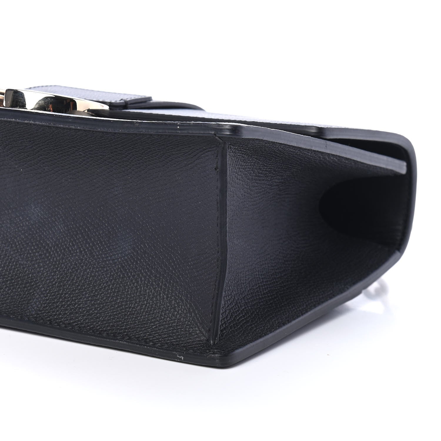 Christian Dior Grained Calfskin Embossed 30 Montaigne Chain Flap Bag Black 8 of 10