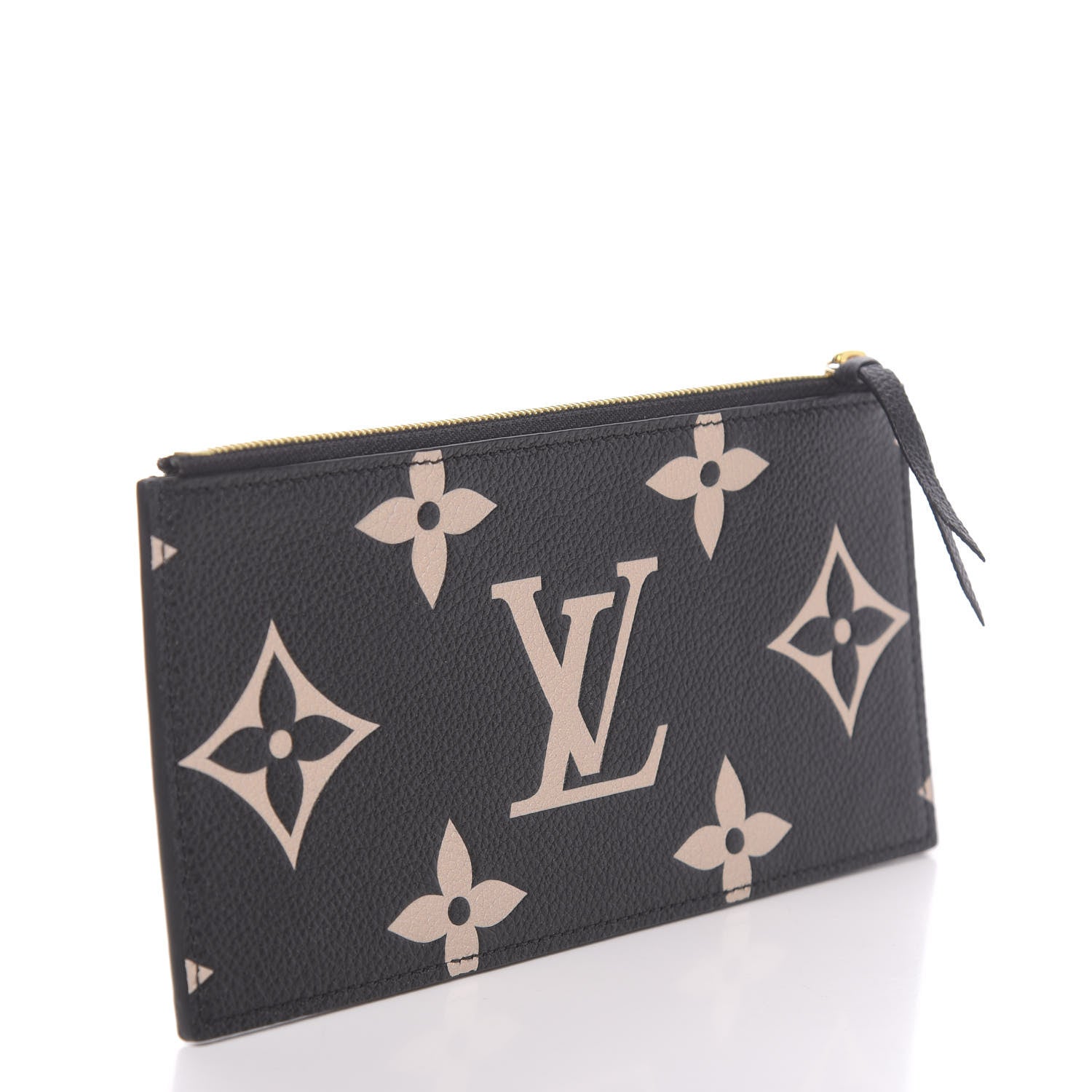 Louis Vuitton Empreinte Monogram Giant Crafty Pochette Felicie Zippered Insert Black 3 of 6