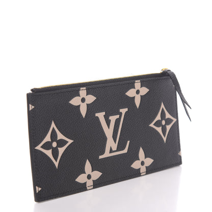 Louis Vuitton Empreinte Monogram Giant Crafty Pochette Felicie Zippered Insert Black 3 of 6