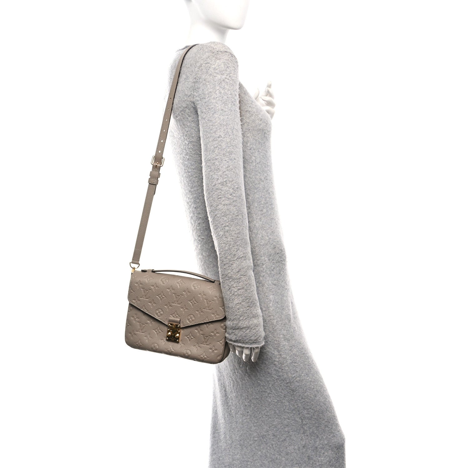 Louis Vuitton Empreinte Pochette Metis Tourterelle 2 of 10