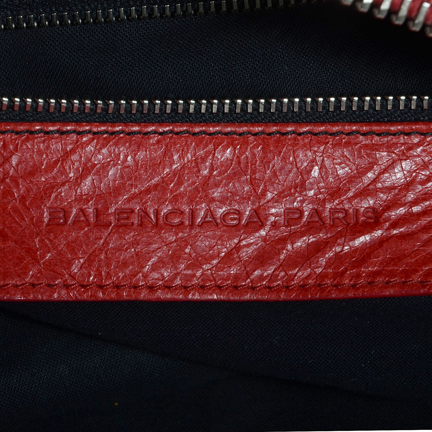 Balenciaga Chevre Giant 21 Silver Hardware Brief Rouge Vermillon 8 of 11