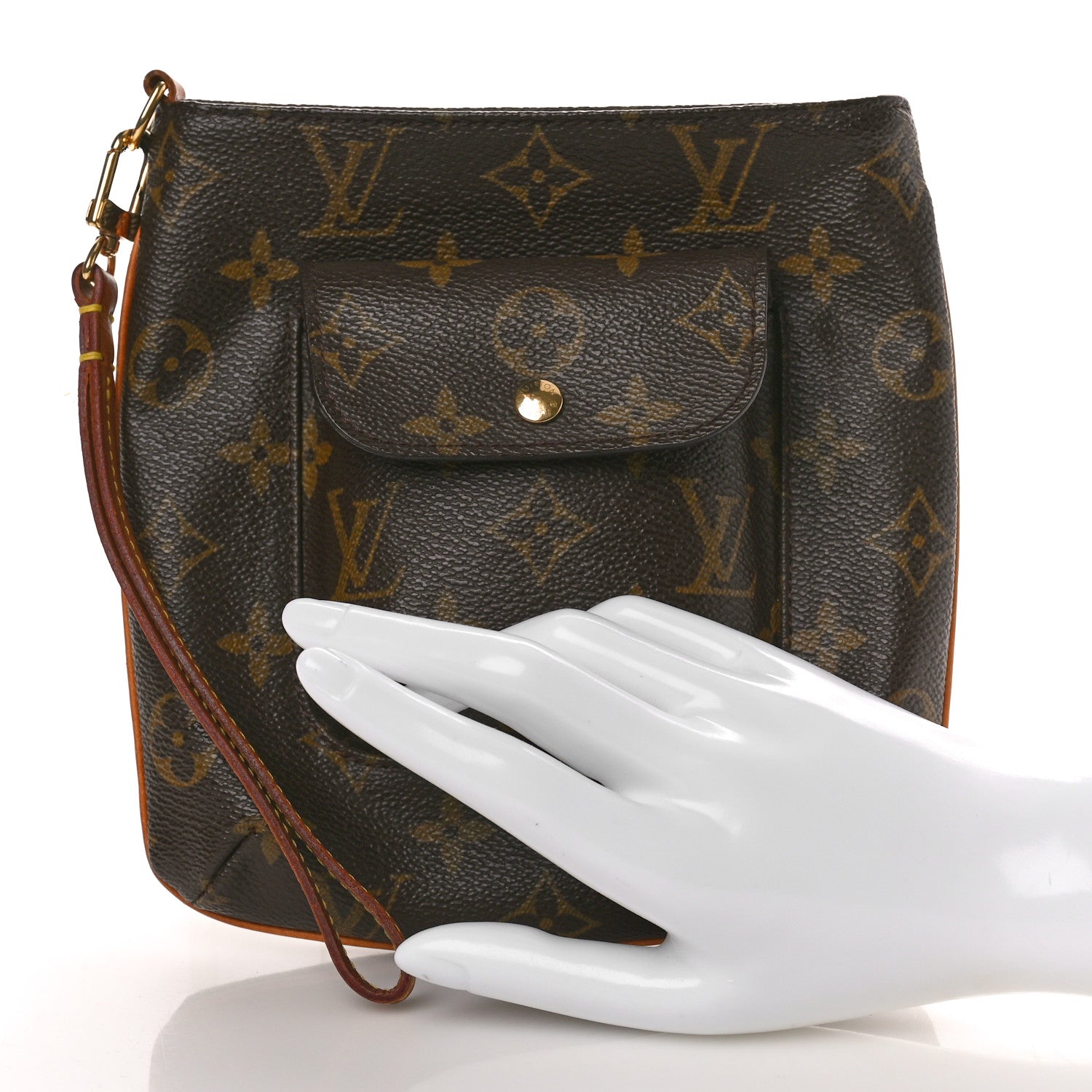 Louis Vuitton Monogram Partition Wristlet 2 of 8