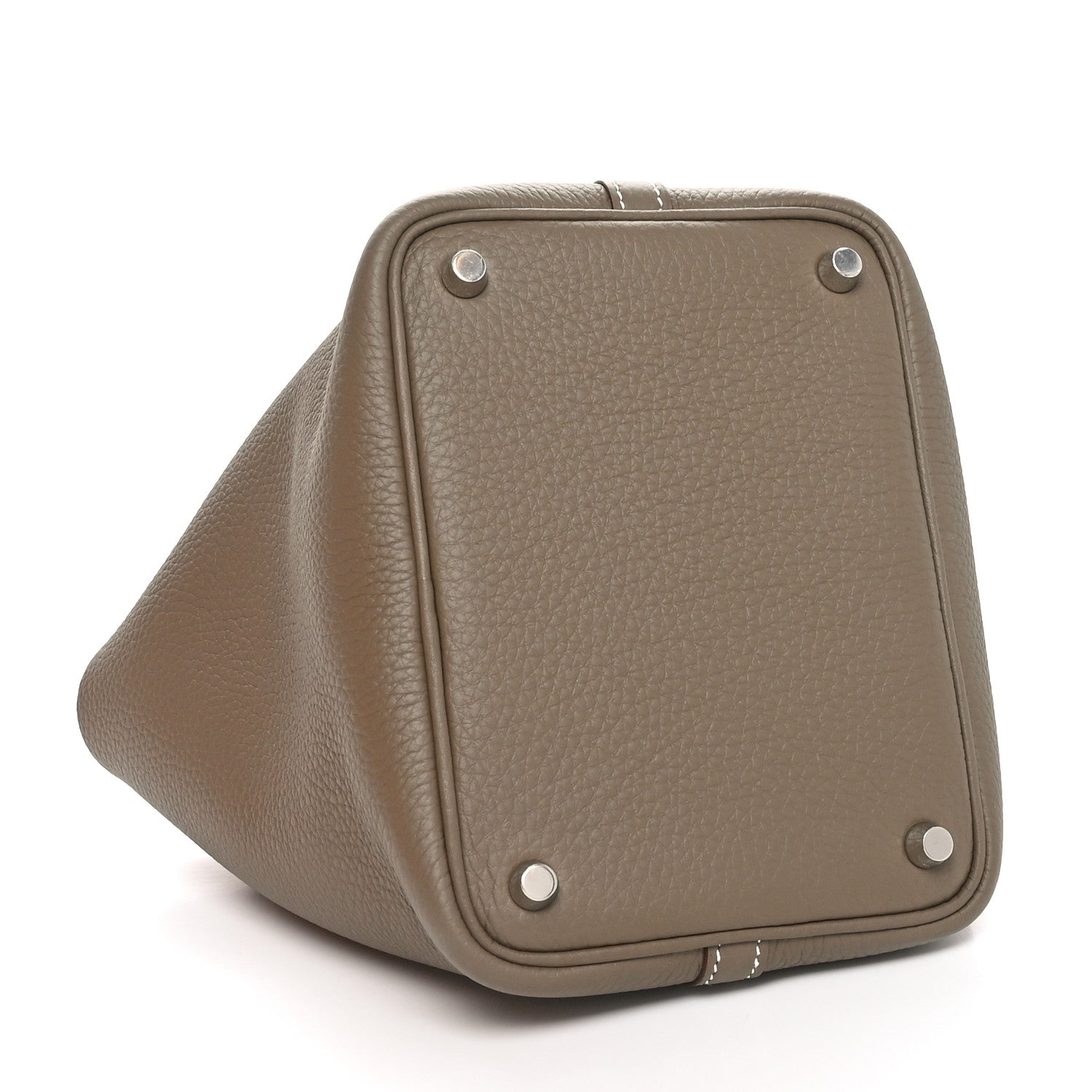 Hermes Taurillon Clemence Picotin Lock 18 PM Etoupe 4 of 11