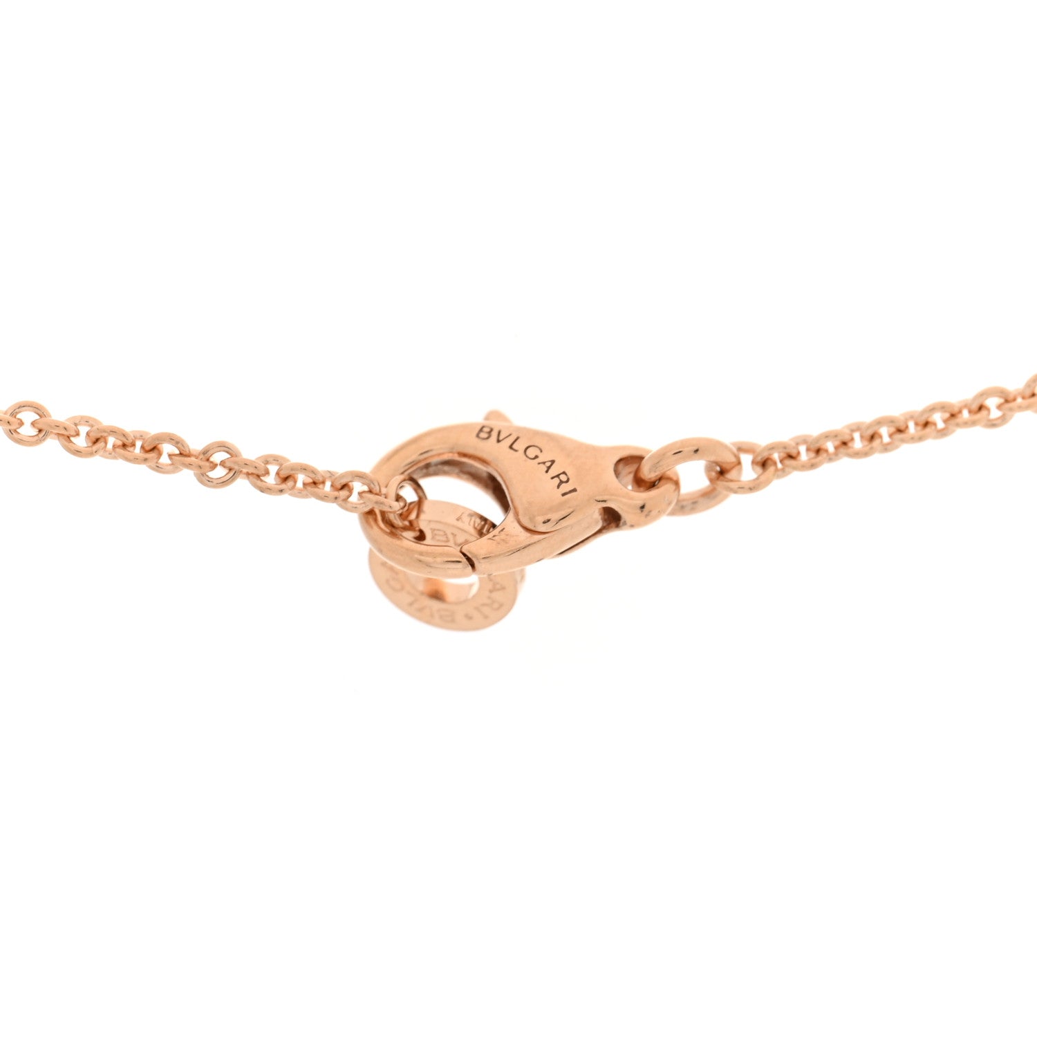 Bulgari 18K Rose Gold B.Zero1 Open Legends Pendant Necklace 5 of 6