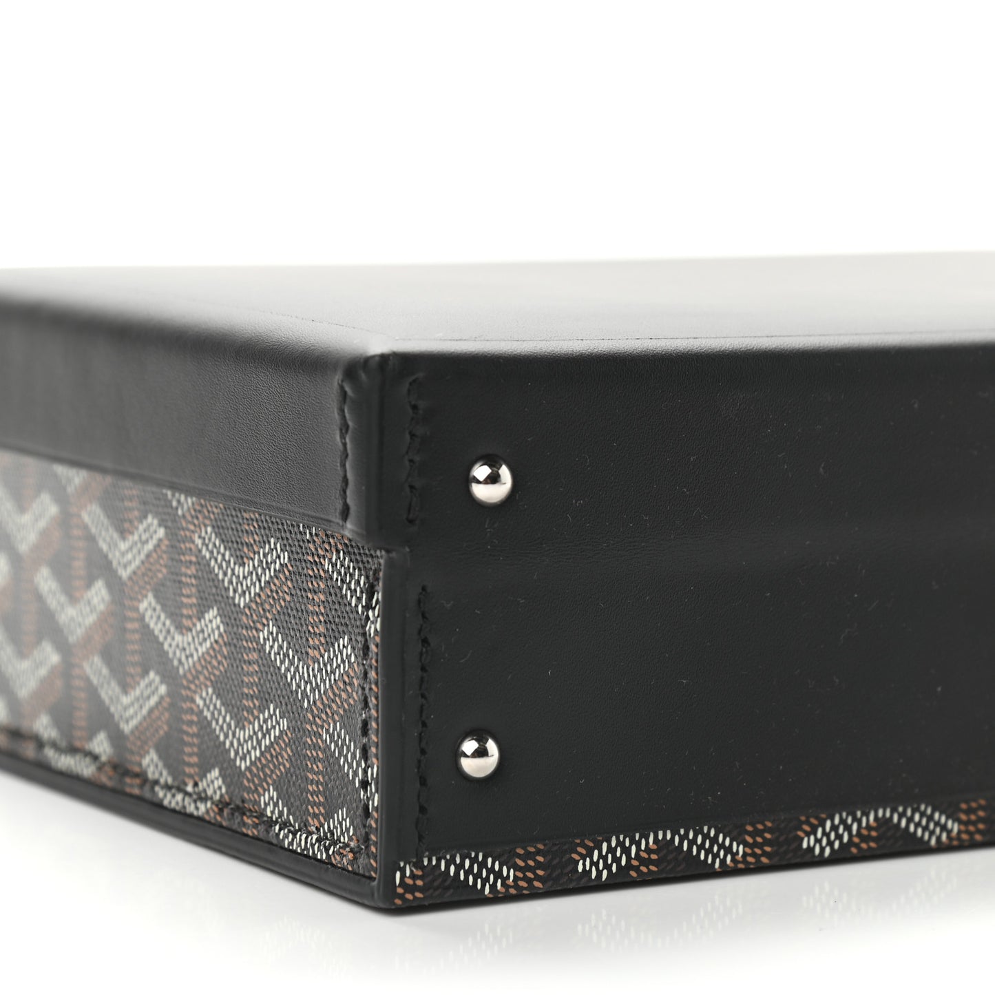 Goyardine Regina Trunk Black Gold