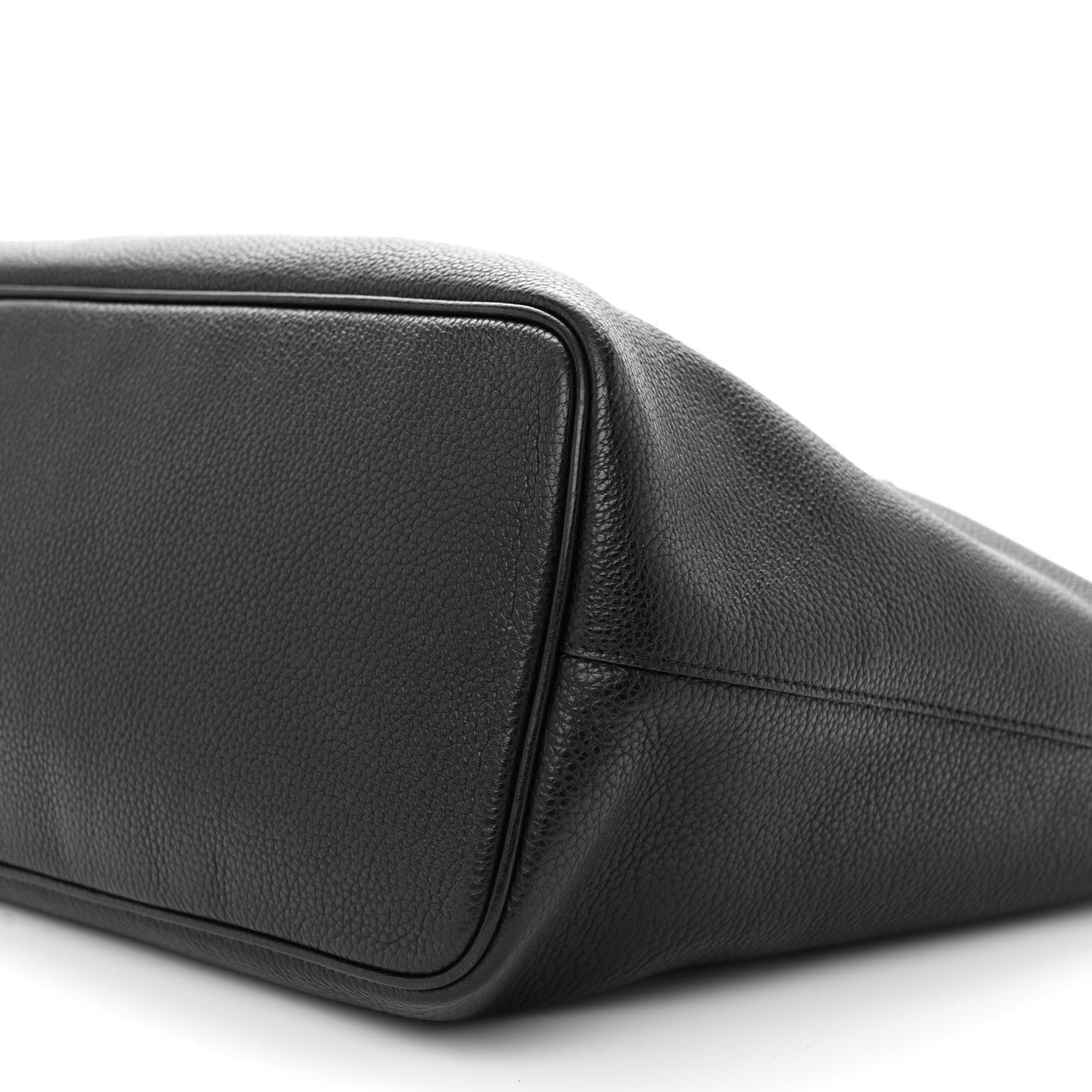 Salvatore Ferragamo Grainy Calfskin Medium Gancini Tote Black 10 of 12
