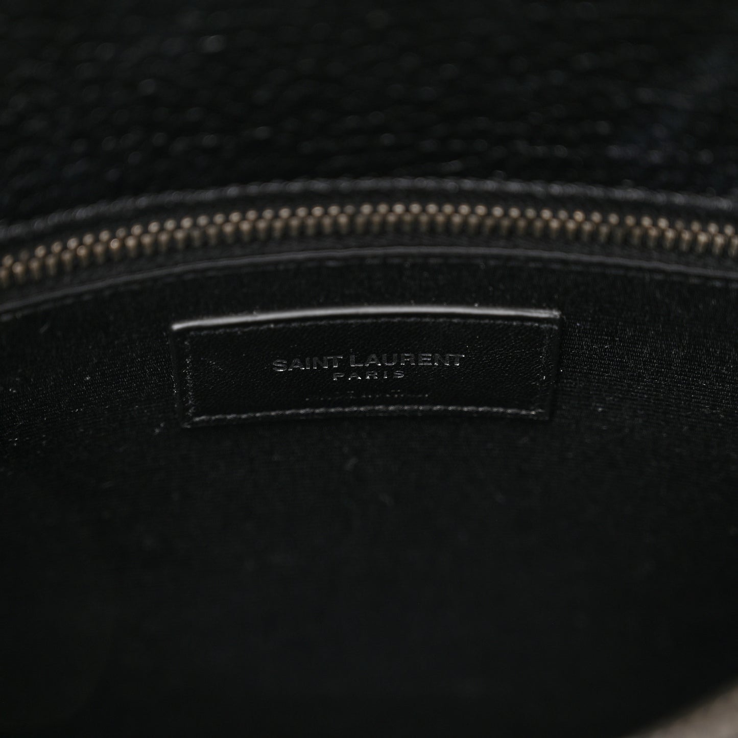 Grained Calfskin Small Sac De Jour Black