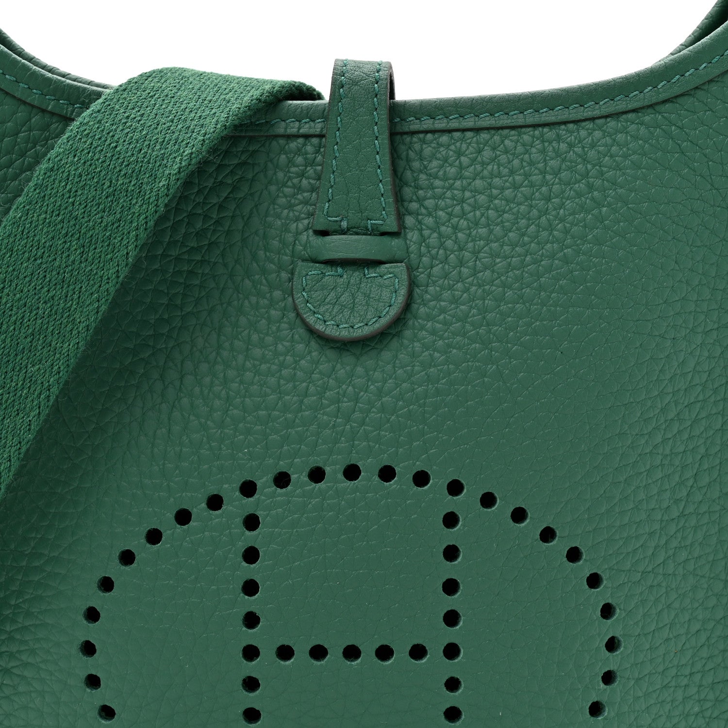 Hermes Taurillon Clemence Evelyne TPM Vert Vertigo 8 of 11