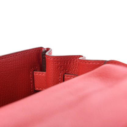 Hermes Evercolor Kelly Retourne 28 Rouge Casaque 9 of 10