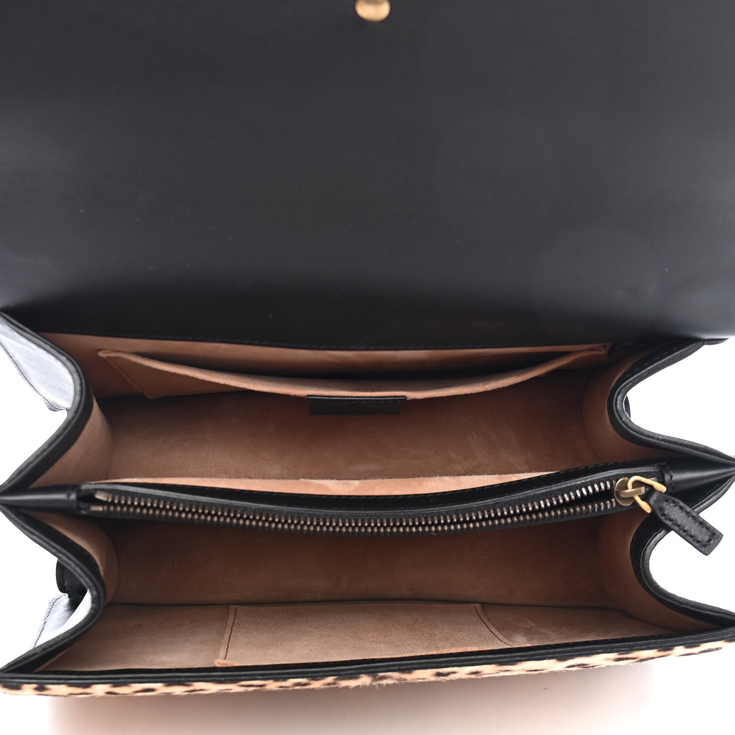 Gucci Calf Hair Calfskin Bamboo Web Leopard Print Medium Dionysus Top Handle Bag Natural Blue Agata Hibiscus Red 5 of 8
