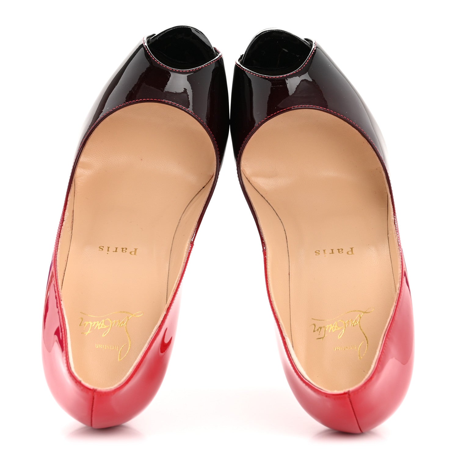 Christian Louboutin Patent Degrade New Very Prive 120 Pumps 37