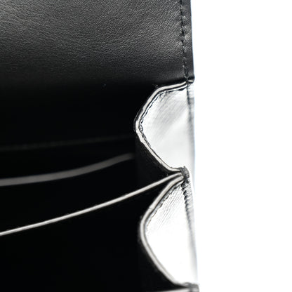 Saint Laurent Coated Bark Calfskin Medium Monogram Sunset Black 11 of 13