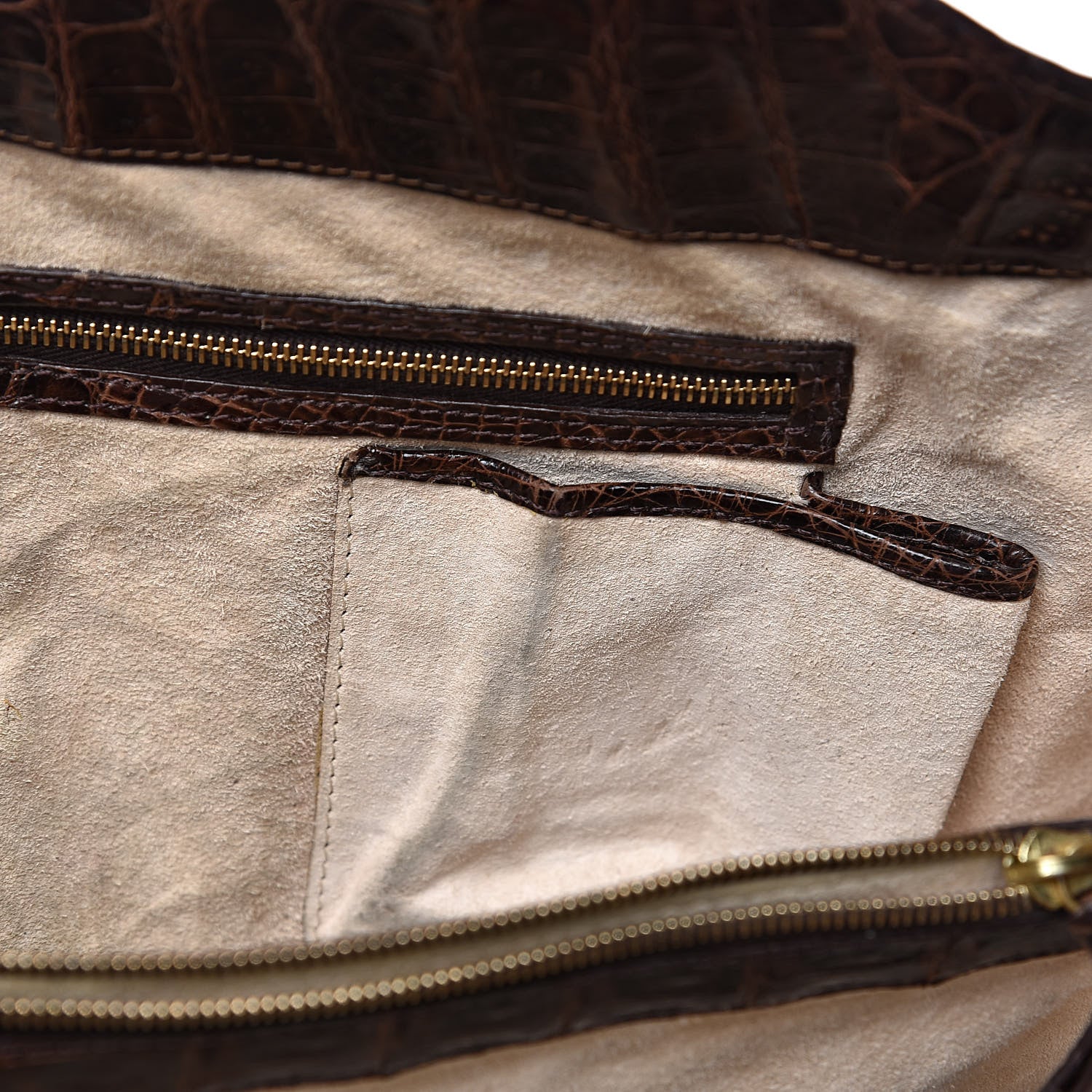 Nancy Gonzalez Crocodile Tote Brown 17 of 18