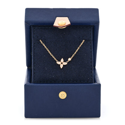 Louis Vuitton 18K Pink Gold Diamond Idylle Blossom Pendant Necklace 6 of 6