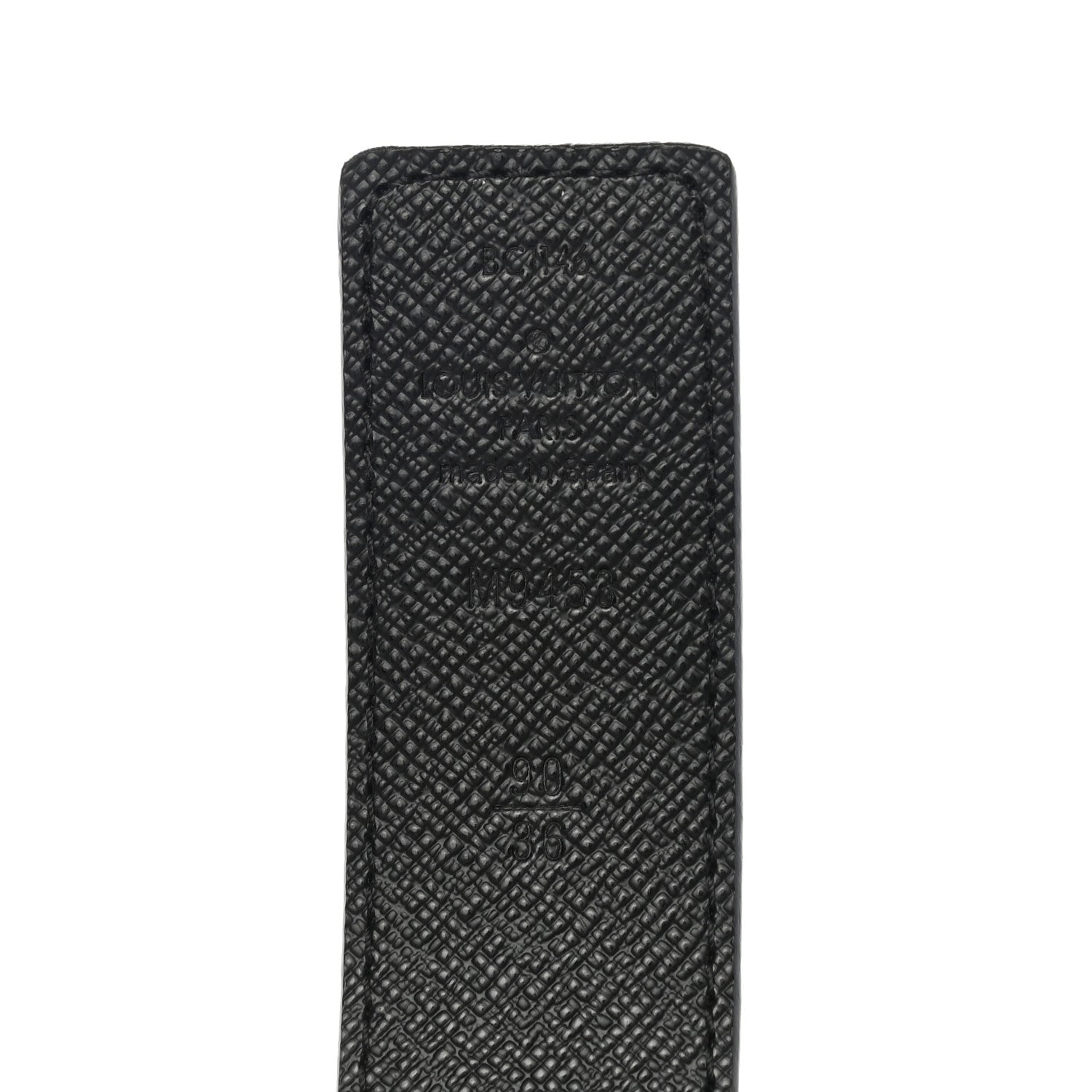 Louis Vuitton Calfskin Monogram 30mm LV Initiales Reversible Belt 90 36 Black 3 of 6