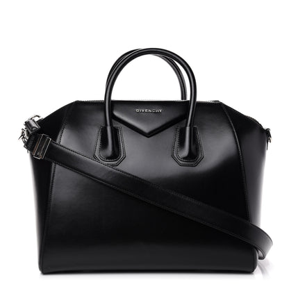 Givenchy Shiny Lord Calfskin Medium Antigona Black 1 of 11