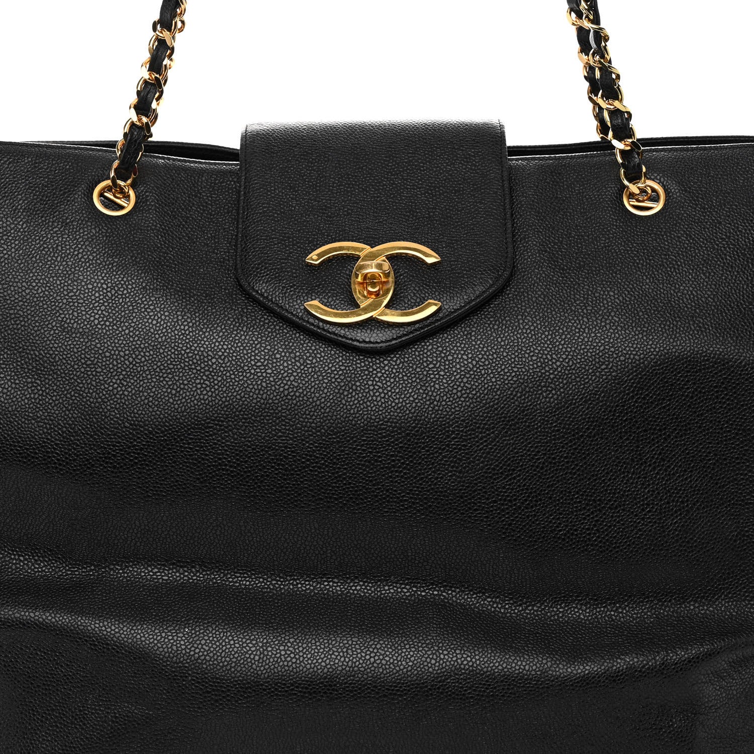 Chanel Caviar XL Weekender Bag Black 8 of 10