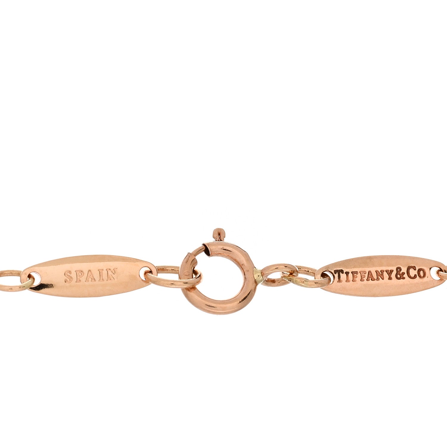 Tiffany 18K Rose Gold Diamond .10ct Elsa Peretti Diamonds by the Yard Bracelet 3 of 4