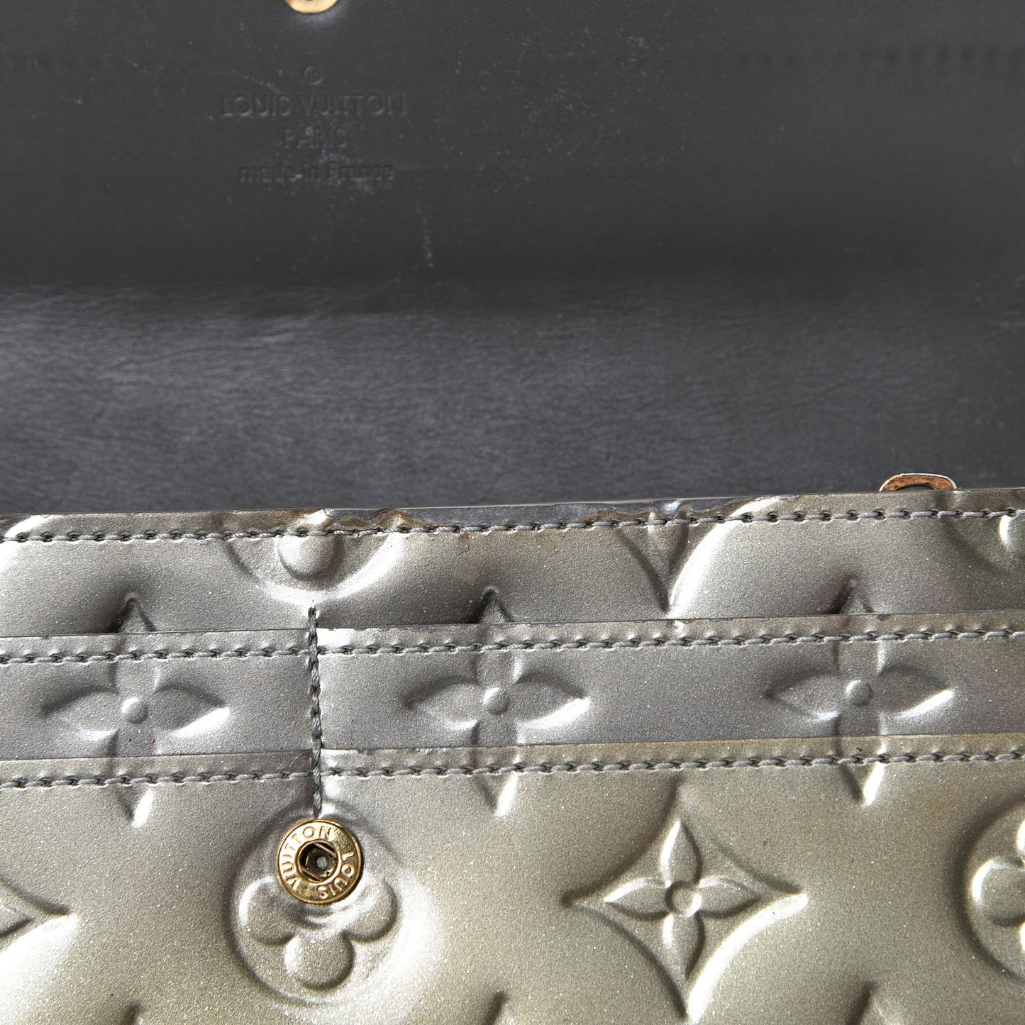 Vernis Sarah Wallet Gris Art Deco