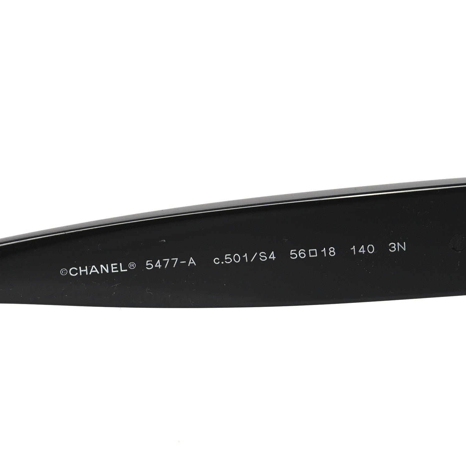 Chanel Acetate Enamel Heart Butterfly Sunglasses 5477-A Black 6 of 7