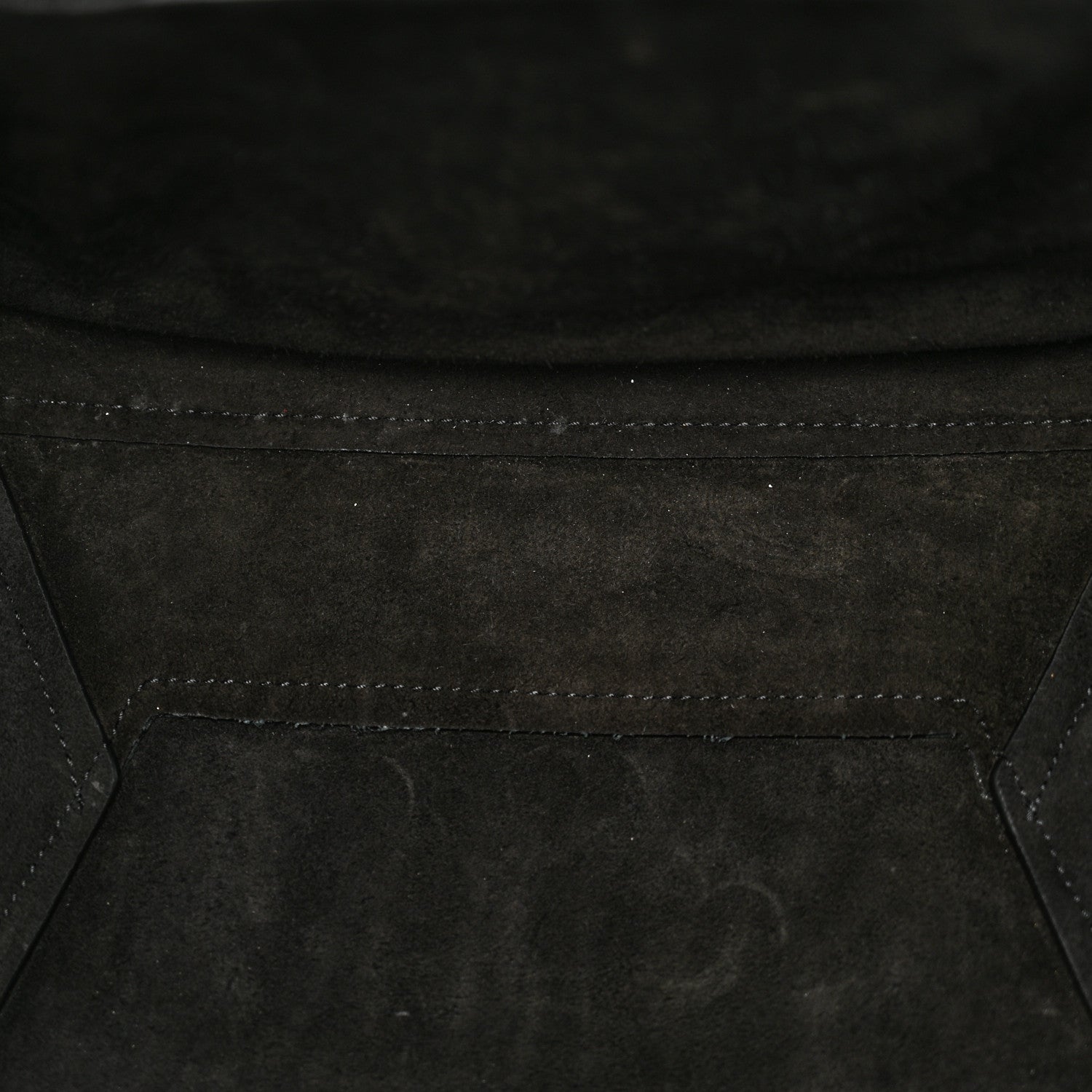 Celine Soft Grained Calfskin Sangle Bucket Bag Black 12 of 12