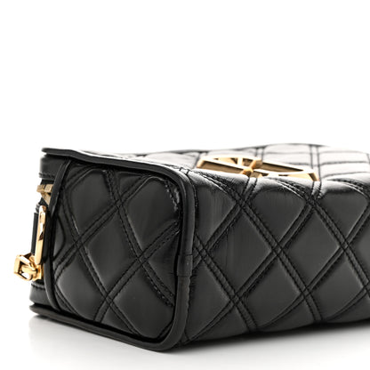 Marc Jacobs Natural Grain Calfskin Quilted The Softshot 21 Bag Black 10 of 11