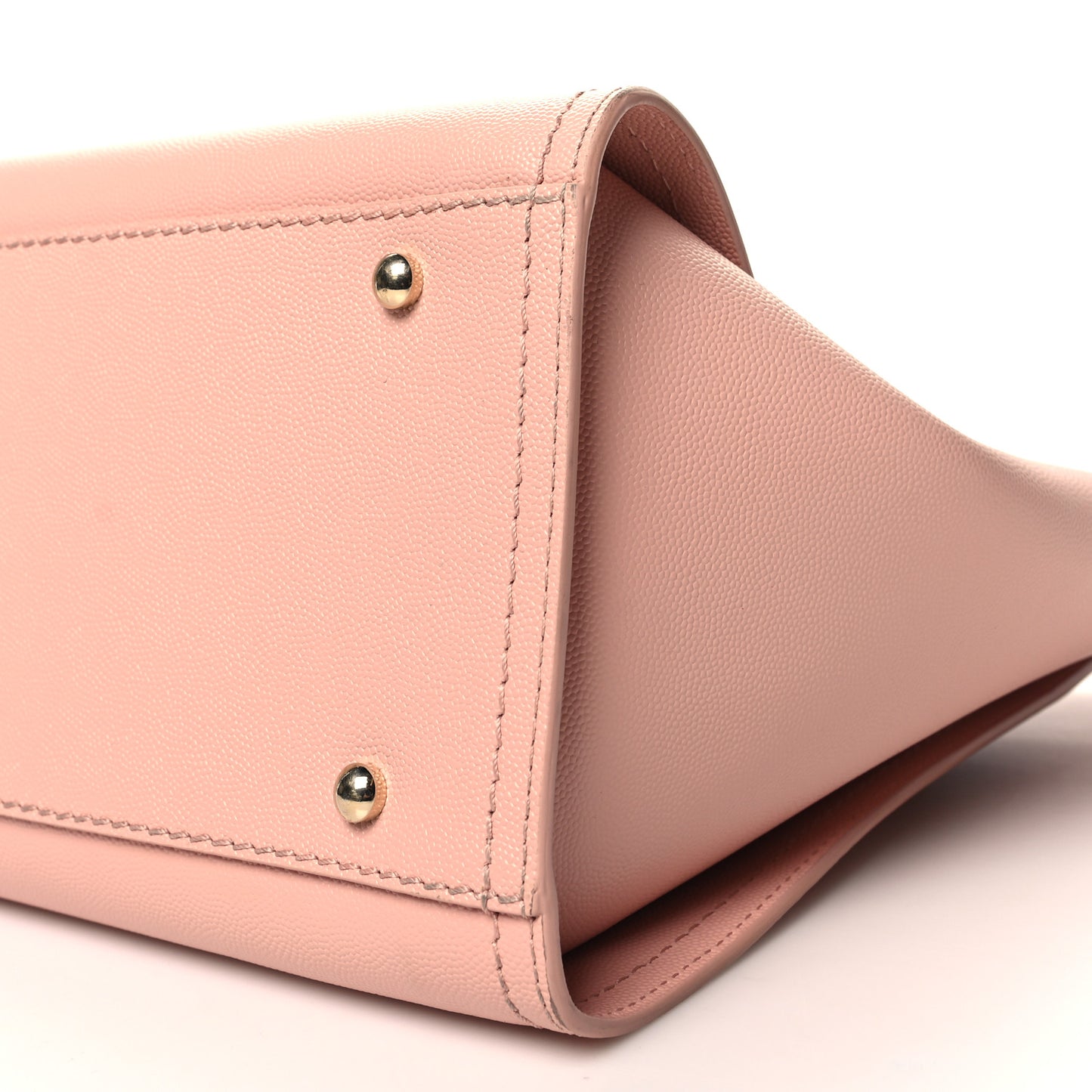 Caviar Small Studded Deauville Tote Light Pink