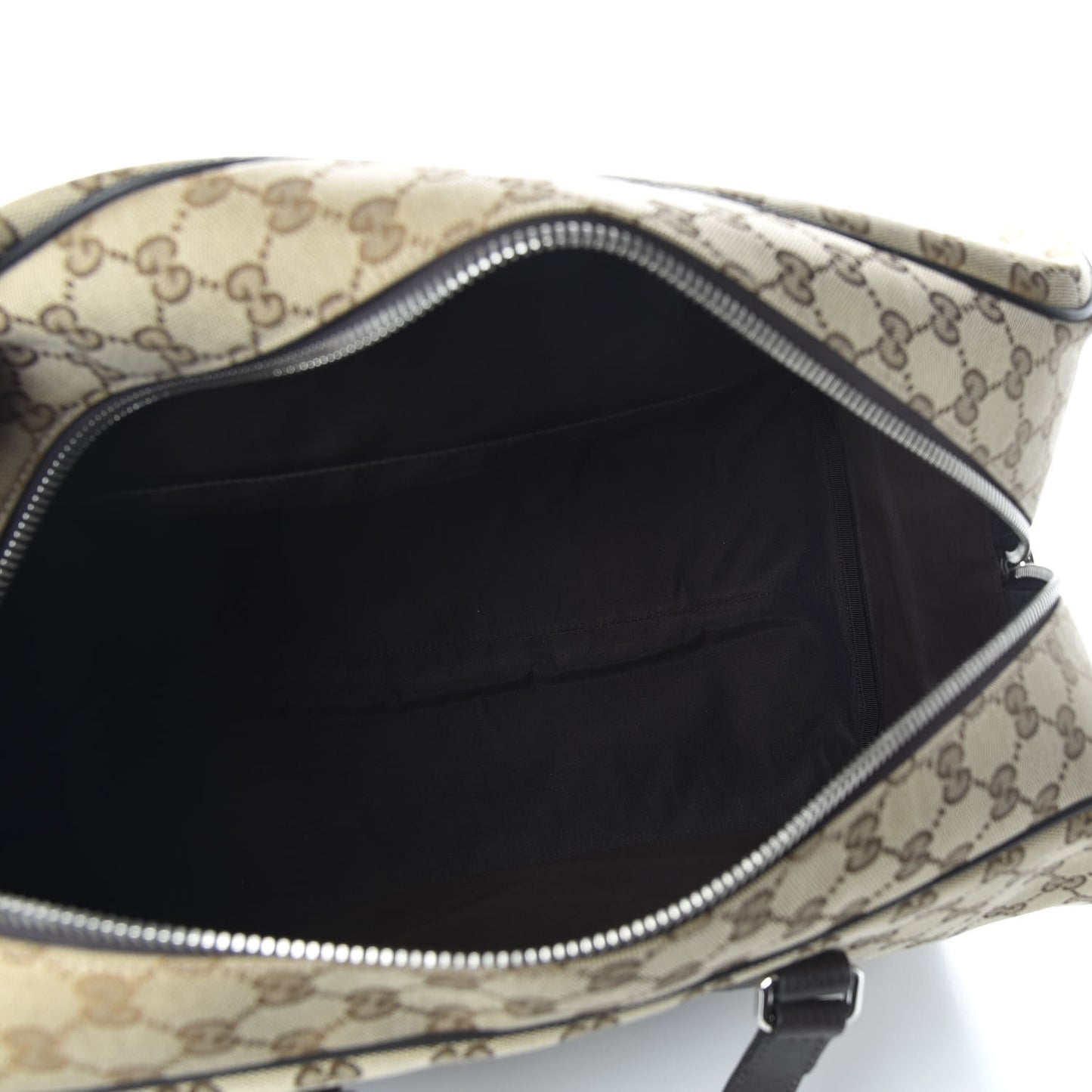 Monogram Dollar Calfskin Boston Duffle Bag Beige Ebony Testa di Moro Marrone Scuro