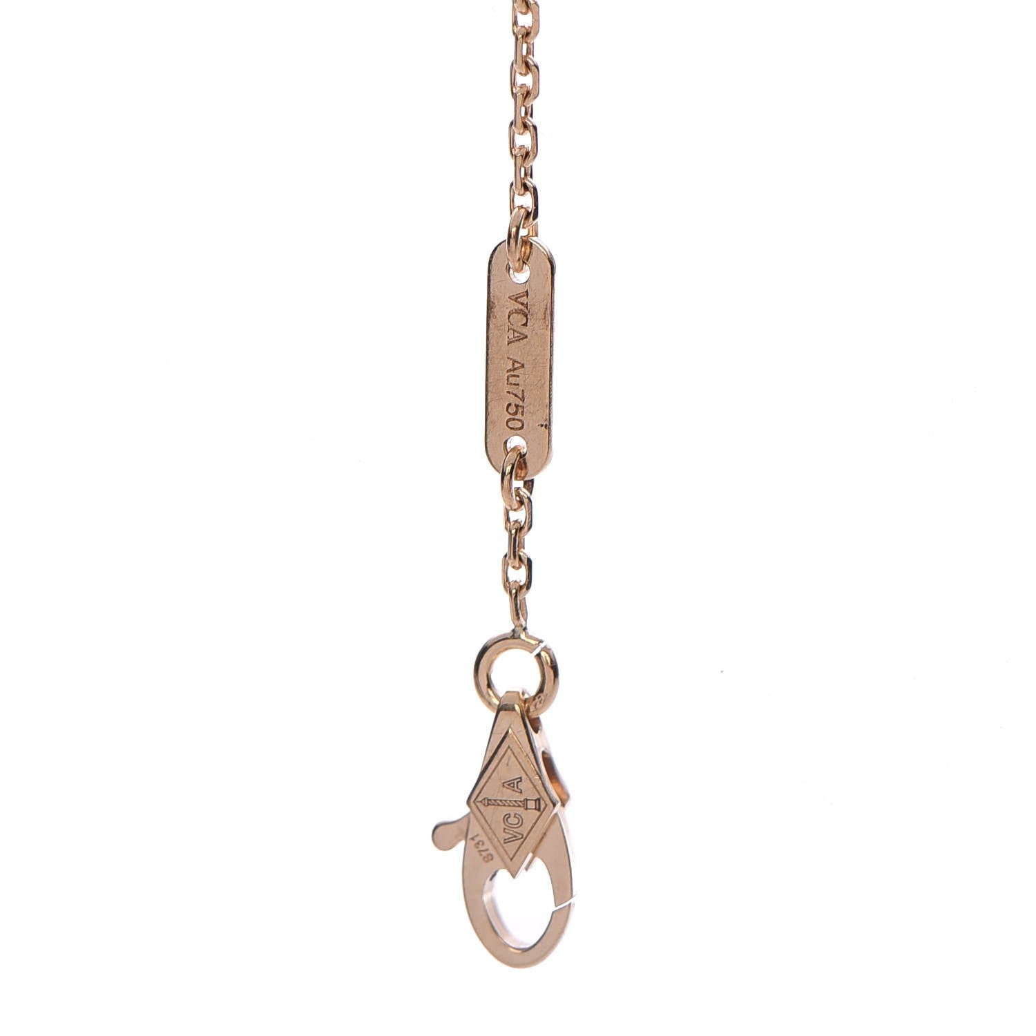 Van Cleef & Arpels 18K Yellow Gold Diamond Mini Frivole Bracelet 3 of 5