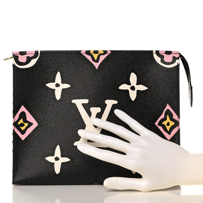 Louis Vuitton Monogram Giant Wild At Heart Toiletry Pouch 26 Black 2 of 9