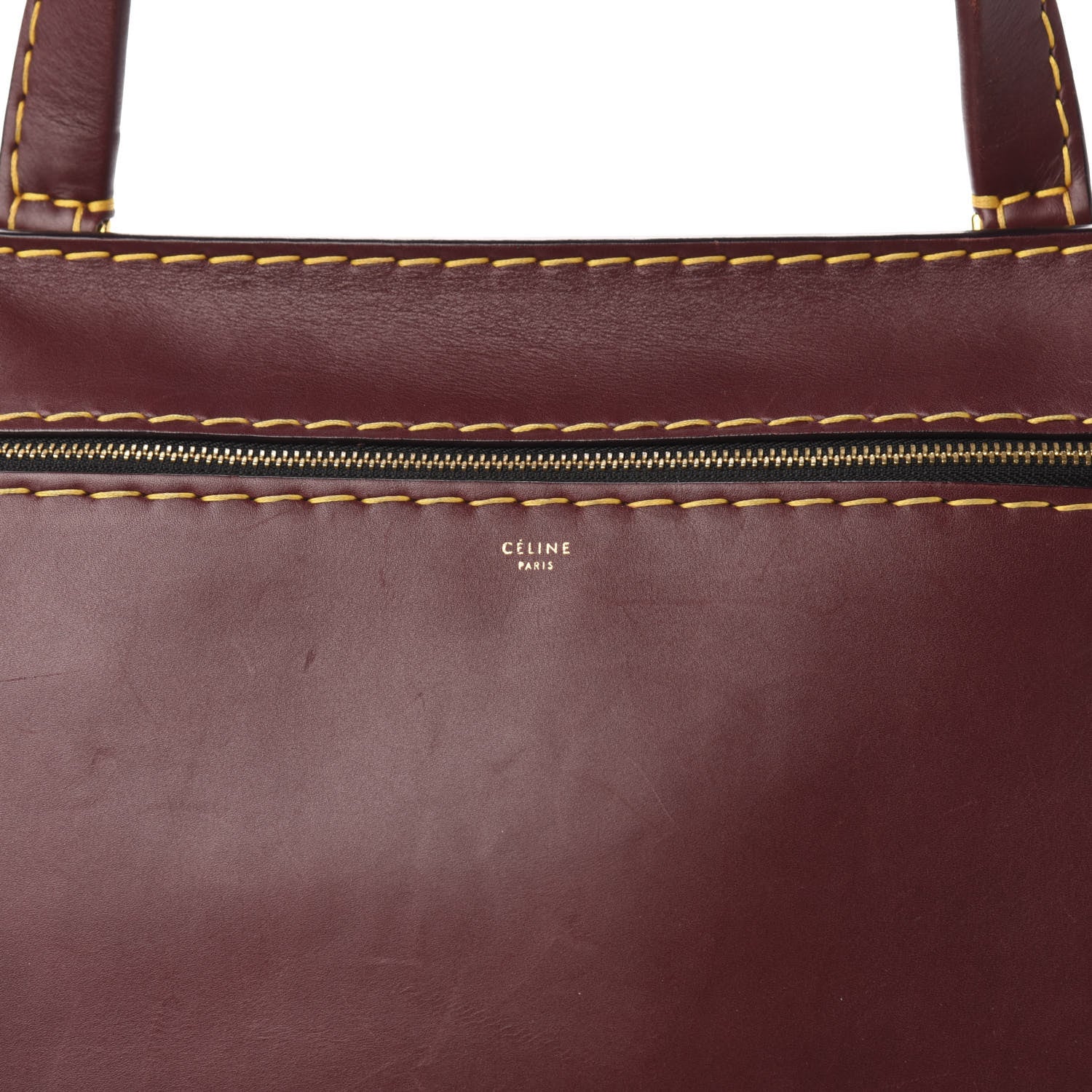 Celine Smooth Calfskin Small Edge Shoulder Bag Burgundy 16 of 16