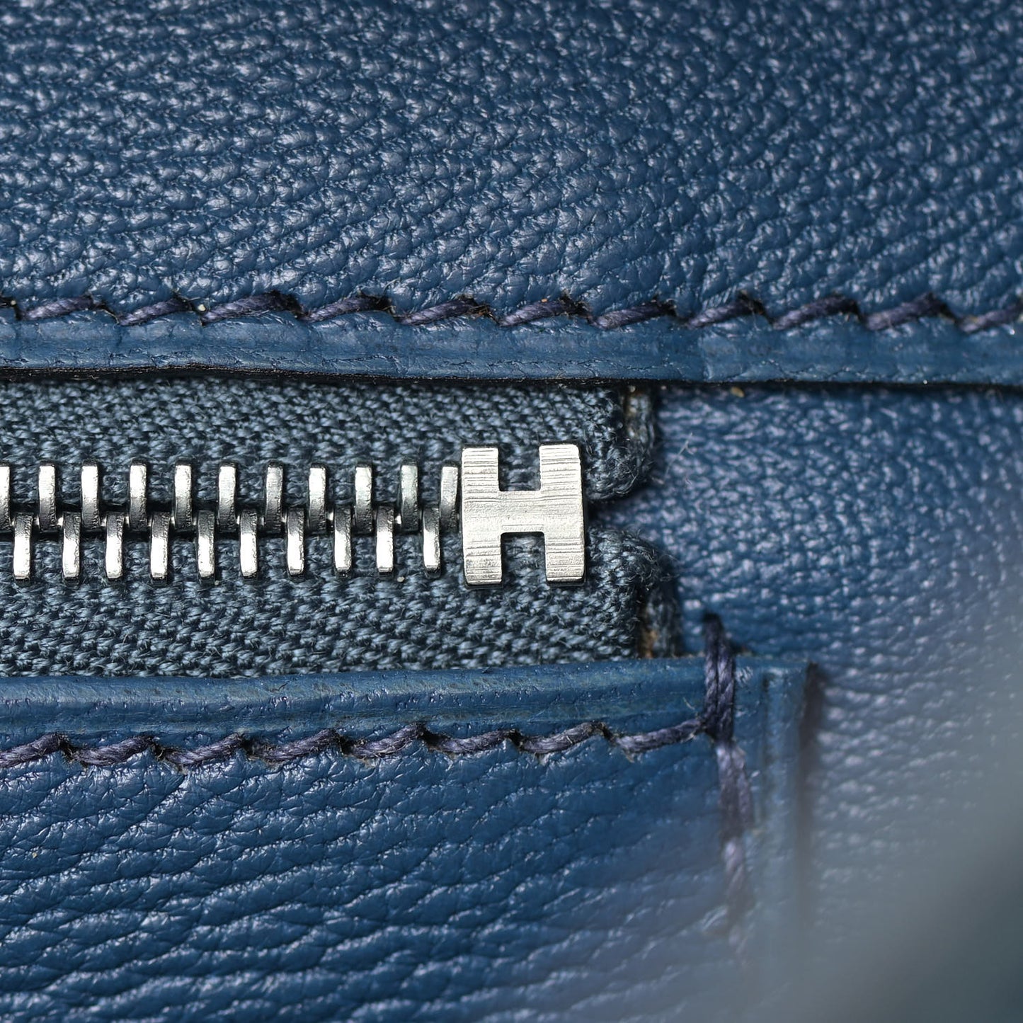 Shiny Porosus Crocodile Birkin 35 Bleu Roi