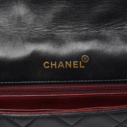 Chanel Lambskin Quilted Medium Single Flap Black 6 of 11