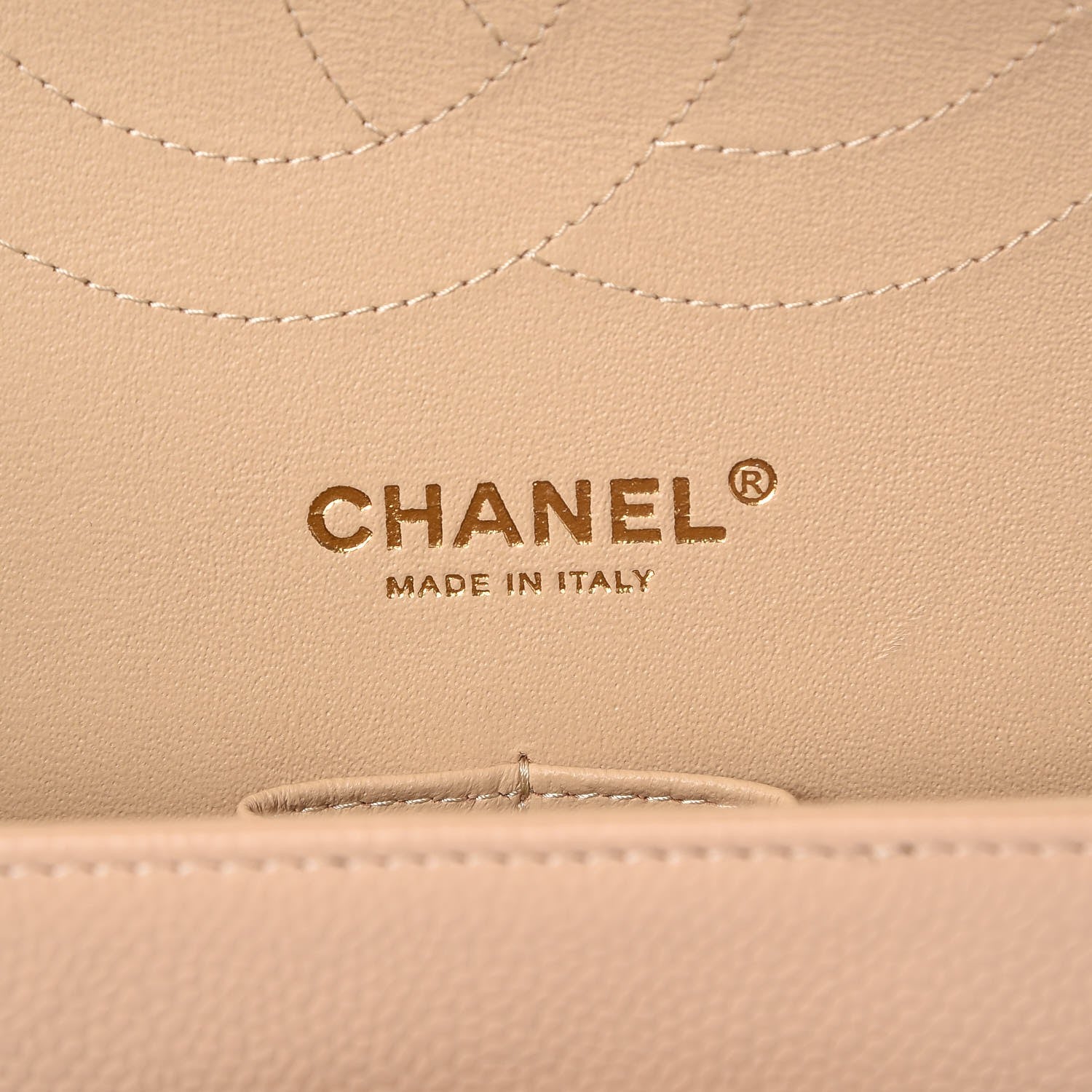 Chanel Caviar Quilted Jumbo Double Flap Beige Clair 7 of 9