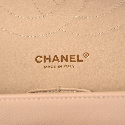 Chanel Caviar Quilted Jumbo Double Flap Beige Clair 7 of 9