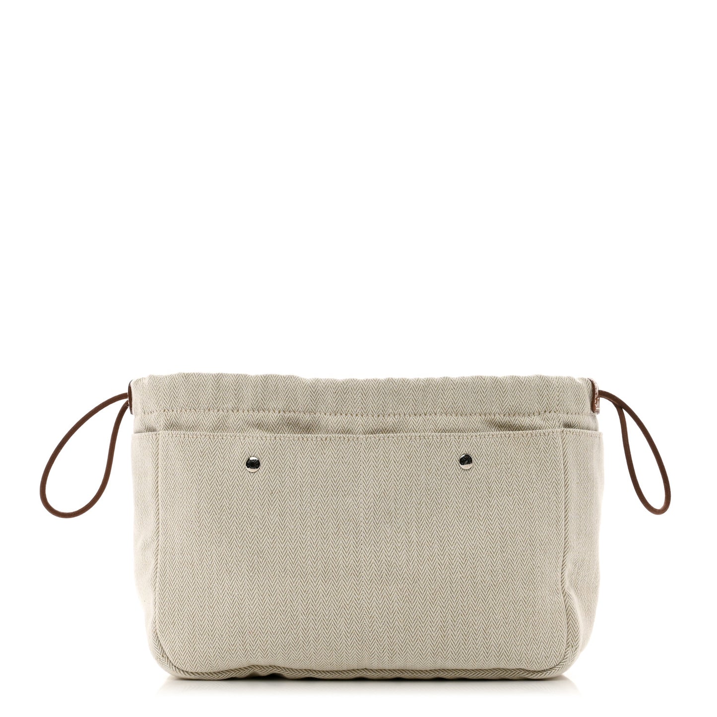 Canvas Barenia Fourbi 25 MM Pouch Naturel Fauve