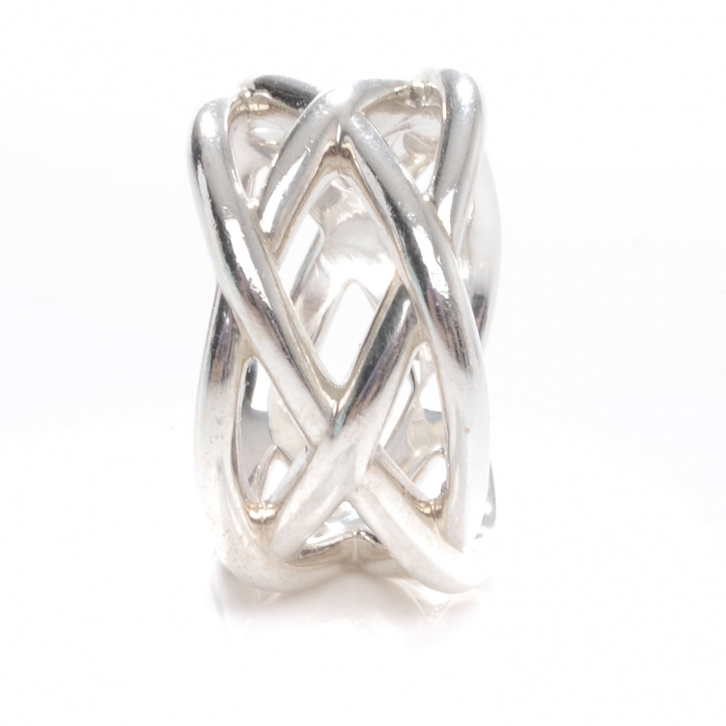 Sterling Silver Weave Ring 6.5