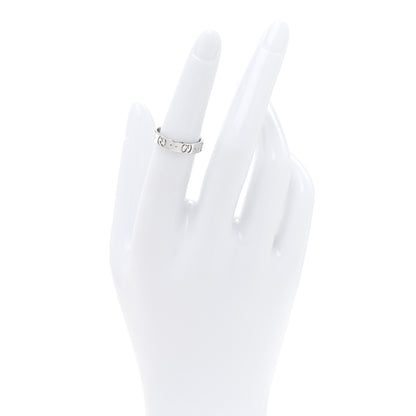 Gucci 18K White Gold 4mm Icon Thin Band Ring 52 6 2 of 4