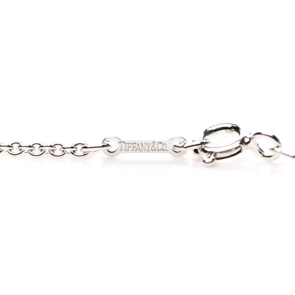 Tiffany Sterling Silver 20mm Elsa Peretti Bean Pendant Necklace 5 of 6